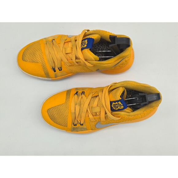 Mac and Cheese Yellow Nike Kyrie 3 Basketball Shoes Size 4Y | 859466-791 - Picture 2 of 9